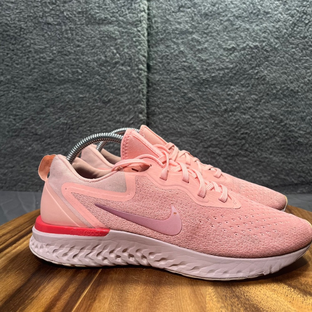 Nike Odyssey React Women's Running Shoes Pink Athletic Sneakers Size‎ 10